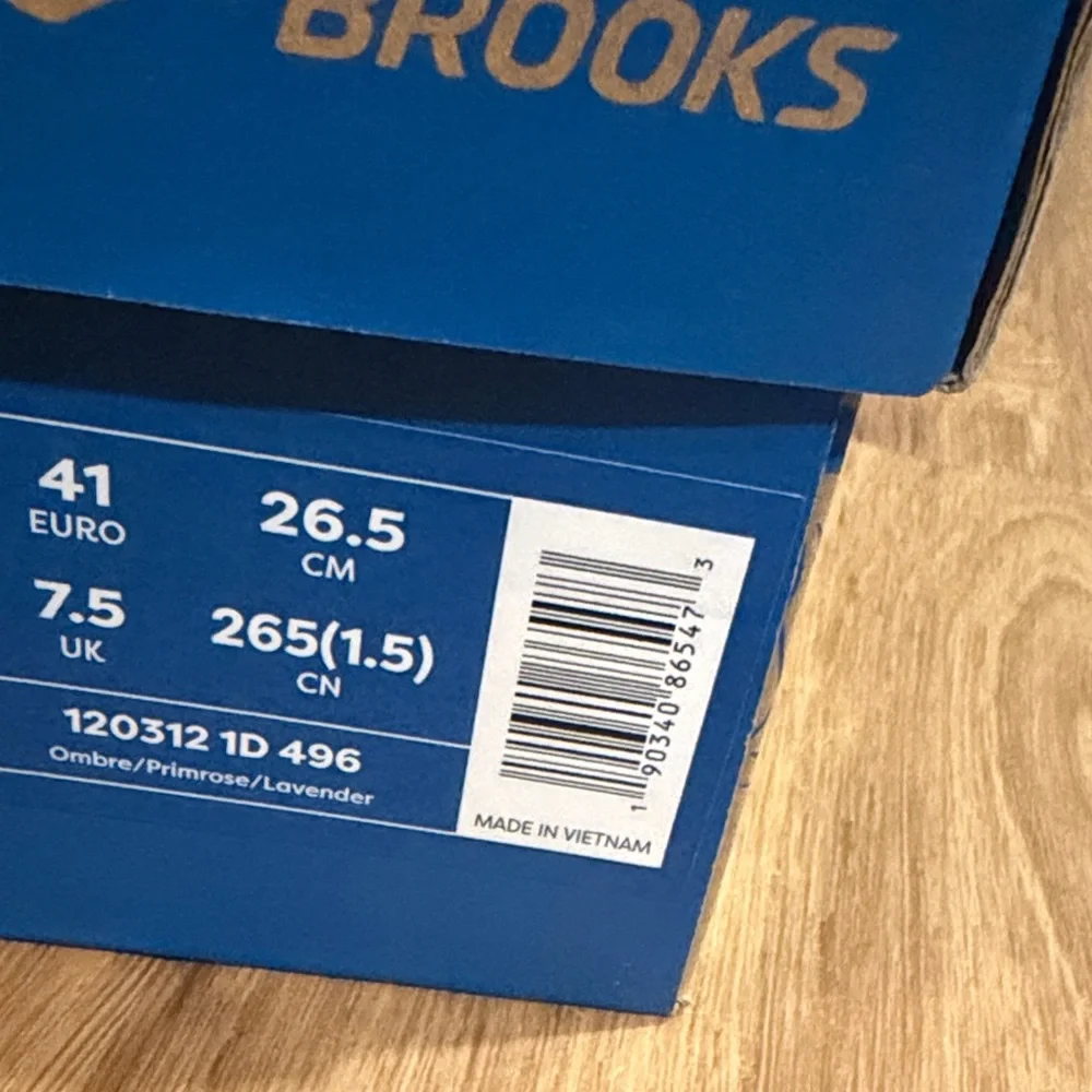 Brooks Women's 9.5 WIDE Gray and Navy Running Shoes - Picture 15 of 15